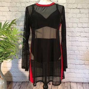 Anne Cole Swimsuit Cover-Up mesh